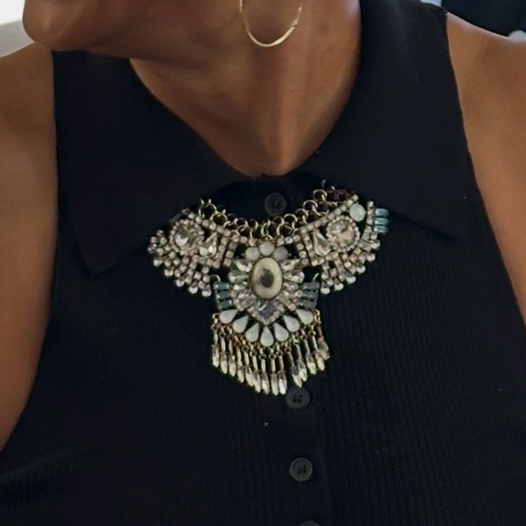 T&J Designs Jewelry - T&J Crystal Sunray Necklace